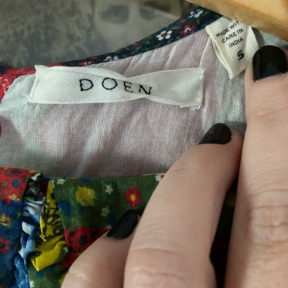 Doen Adalina Patchwork Babydoll Dress - Picture 6 of 7